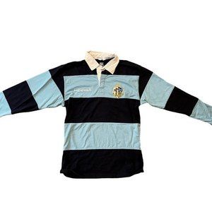 Columbia Med Club Rugby Shirt (Navy/Light Blue) - Size M